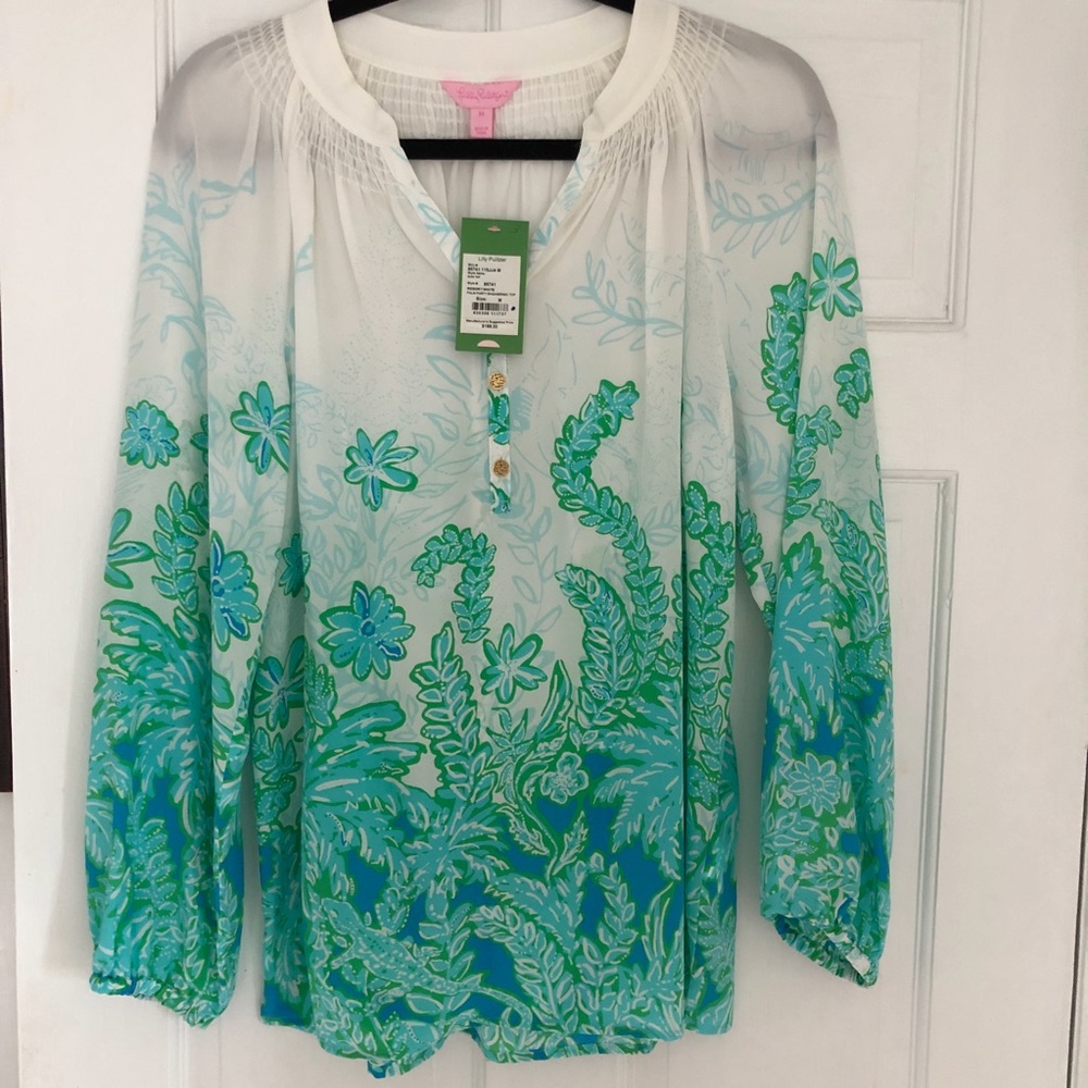 Lilly Pulitzer silk blouse